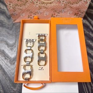 Tory Burch DOUBLE T LINK BAND FOR APPLE WATCH®